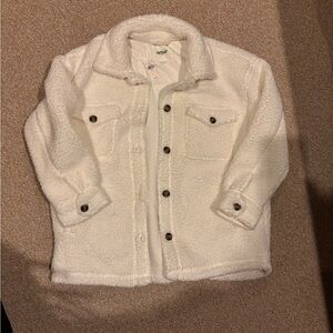 Aerie White Sherpa Jacket
